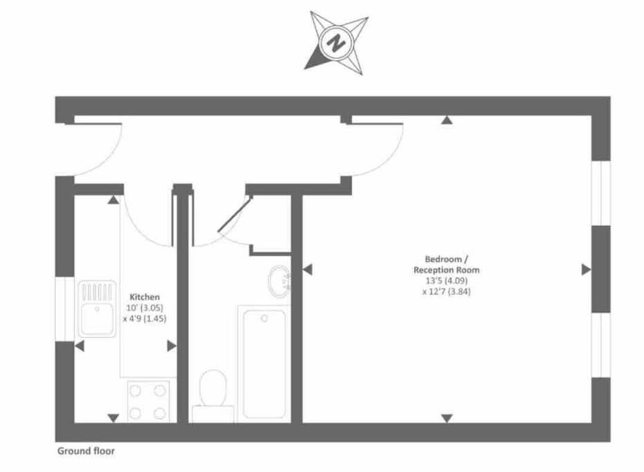 Exclusive Flat In Oxford Centre With Ac Apartment Bagian luar foto